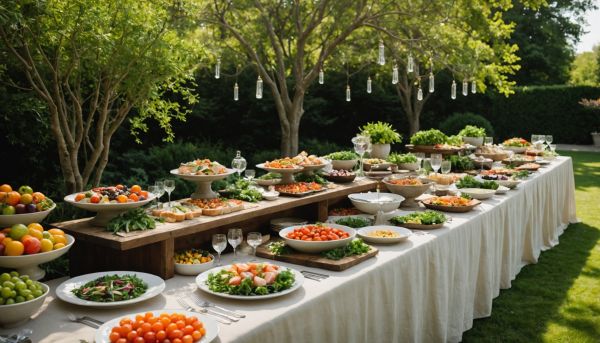 Traiteur mariage bio et cuisine locale raffinée